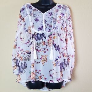 iJeans by Buffalo Sheer Boho Top